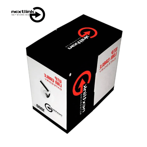 Bobina de Cable UTP CAT5E Nextlink 305m para Exterior