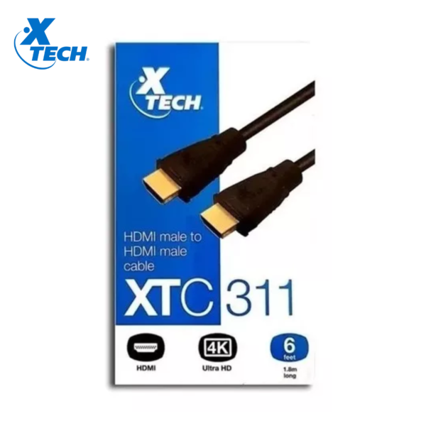 Cable HDMI XTC311 1.8m Xtech - Imagen 2