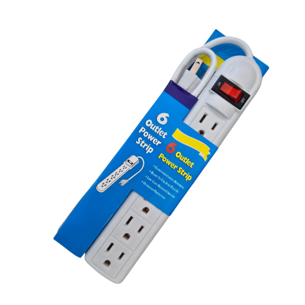 Regleta de 6 Tomas / Protección Sobretensión / 110V - Imagen 2
