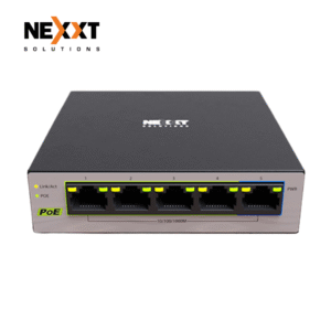 Switch Nexxt Vertex501P 5 Puertos POE+ 10/100/1000Mbps
