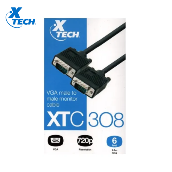 Cable VGA XTC308 1.8m Xtech - Imagen 2