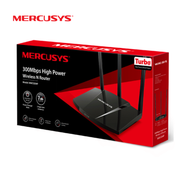 Router Mercusys MW330HP 300Mbps Alta Potencia - Imagen 3