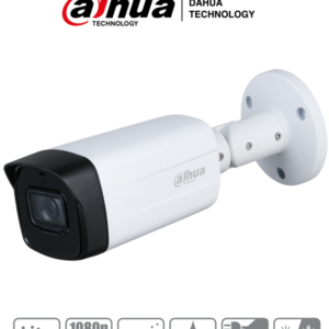 Bullet HDCVI de 2MP con microfono integrado y 80m IR DH-HAC-HFW1200THN-I8-A