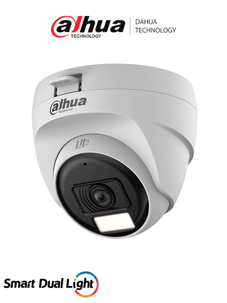 Camara Eyeball 5MP, microfono integrado, doble iluminación, métalica IP67 DH-HAC-T1A51N-U-IL-A