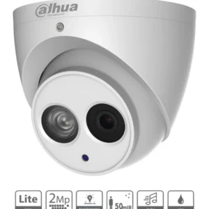 Camara tipo domo 50m IR de 2MP HDCV DH-HAC-HDW1200EMN-A