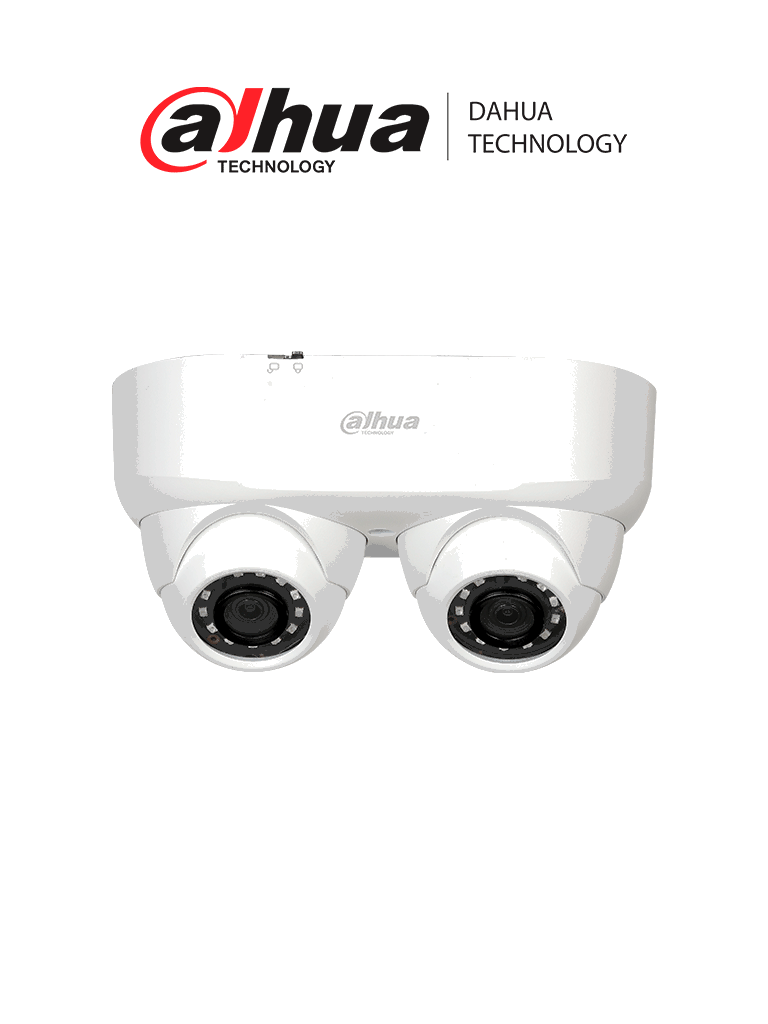Camara de doble lente staright HDCVI IR de 2MP DH-HAC-HDW2241MN-E2