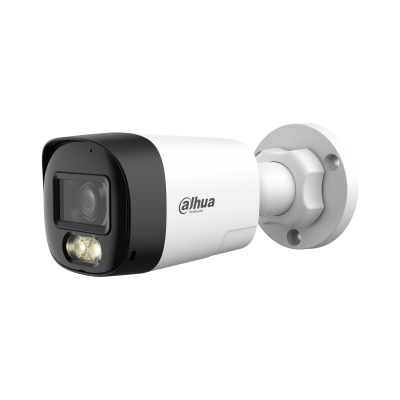 Camara Bullet de focal fija HDCVI 5MP smart Dual Light con audio bidireccional DH-HAC-HFW1500RLN-IL-T