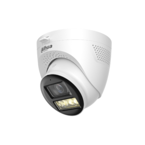 Cámara Domo de focal fija HDCVI 5MP Smart Dual Light con audio bidireccional DH-HAC-HDW1500TQN-IL-T