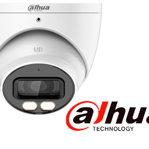 Camara Domo 4K Full color 8MP con microfono y 20m de iluminacion DH-HAC-HDW1809TLMN-A-LED