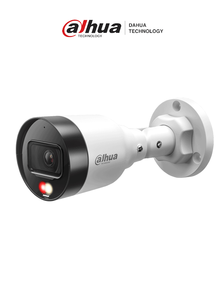 Camara IP Bullet con Iluminador Dual de 2 Megapixeles Micrófono Integrado, 15 Metros de Luz metros de Luz Visible PoE