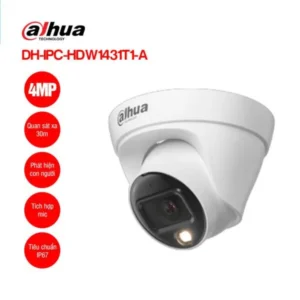 Domo IP de 4MP, 30m de IR, microfono integrado