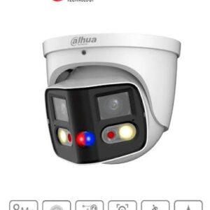 Domo IP WizSense TiOc Duo de vision horizontal completa 8MP 25m IR