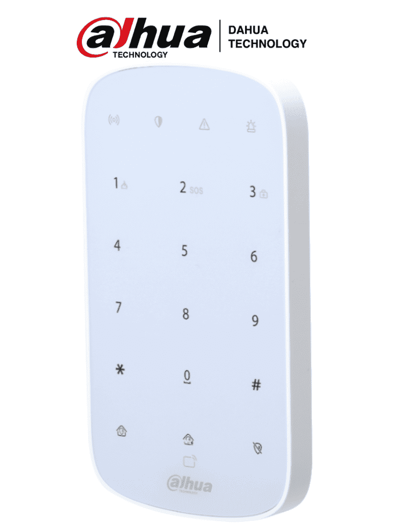 Teclado inalámbrico para alarma Dahua DHI-ARK30T-W2
